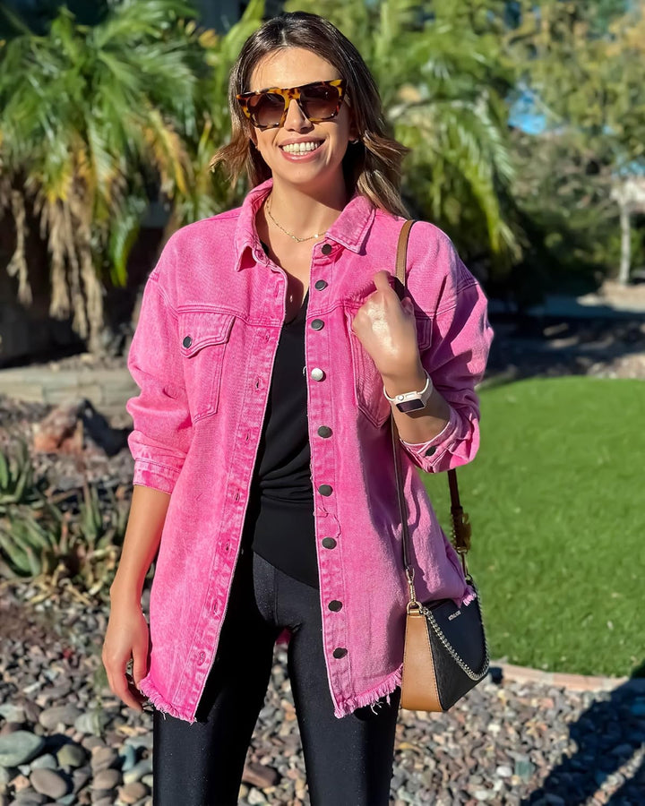 Marianne – Ripped Jean Jacket