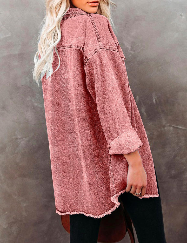 Marianne – Ripped Jean Jacket