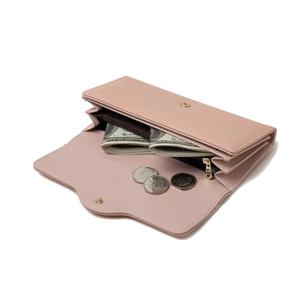 Elegant Trifold Wallet with Coin Pocket