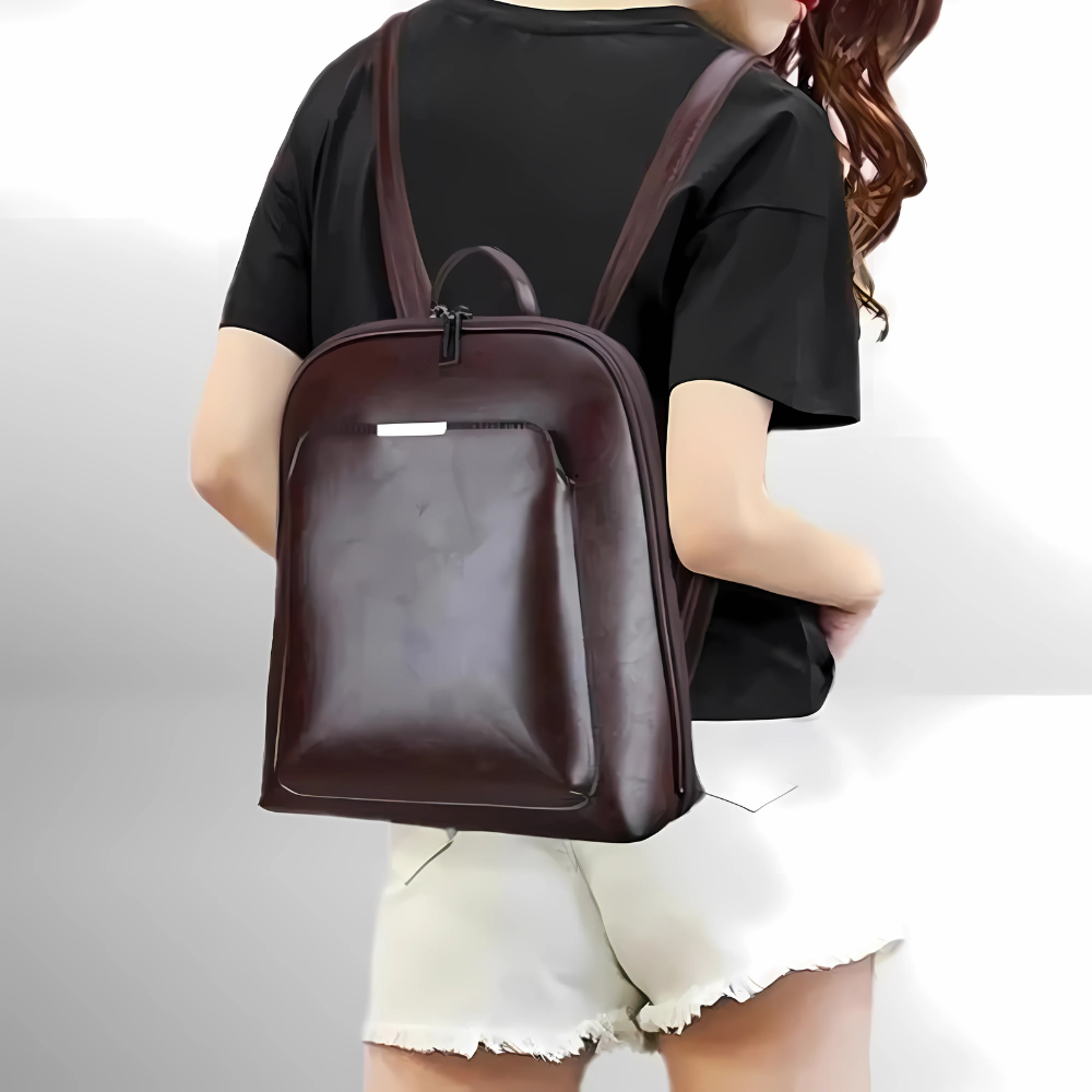 Classic Double Zipper Backpack