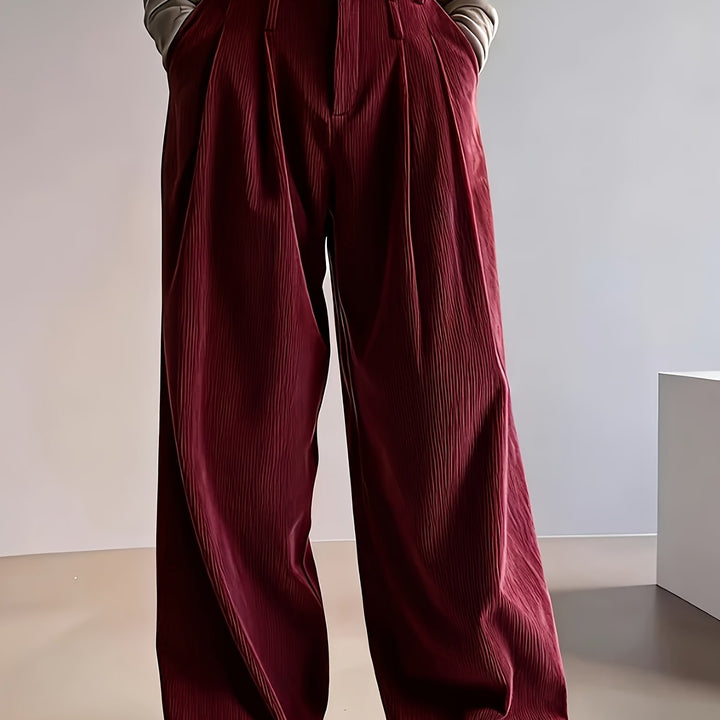 Sementha | Corduroy Pants with Button close