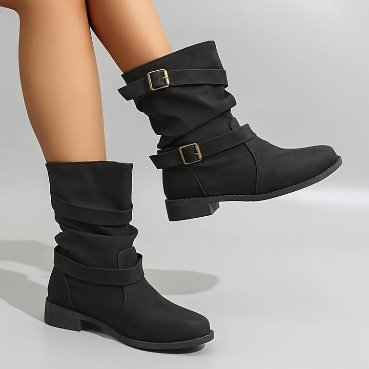 Tamara - Casual Winter Boots with Straps