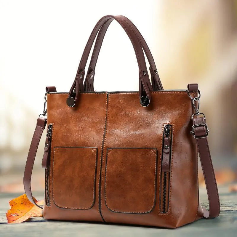 Meja - Theft-Proof Leather Crossbody Bag