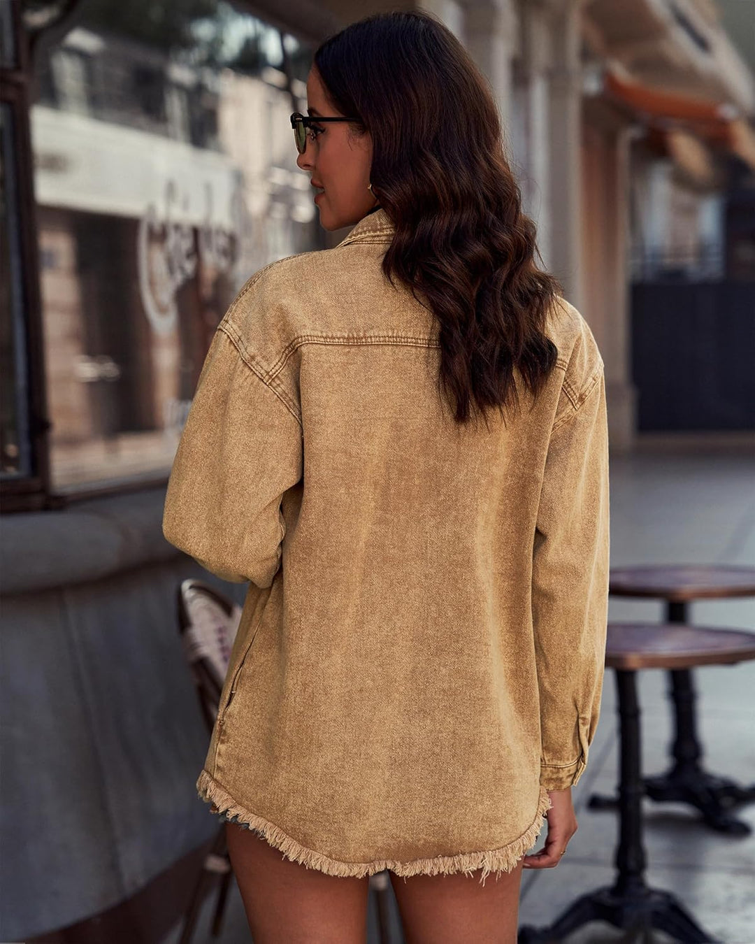 Marianne – Ripped Jean Jacket