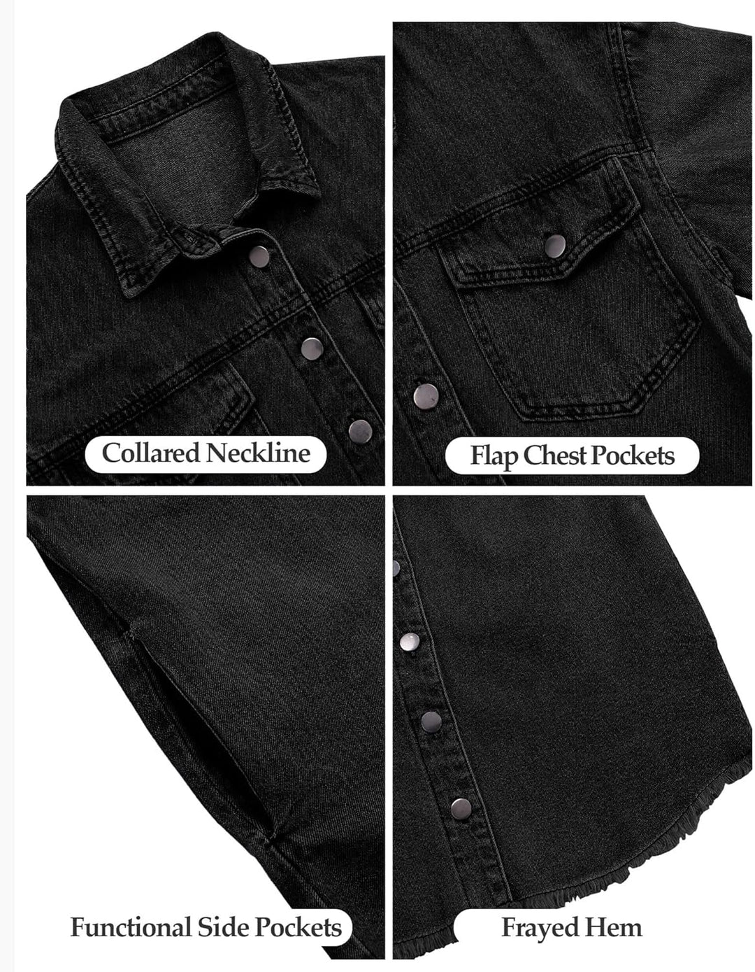 Marianne – Ripped Jean Jacket