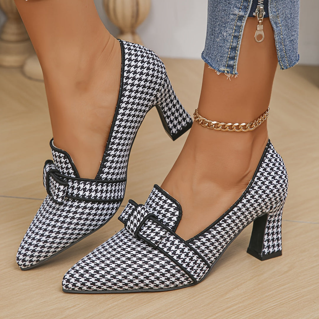 Emma - Classy Patterned Heels