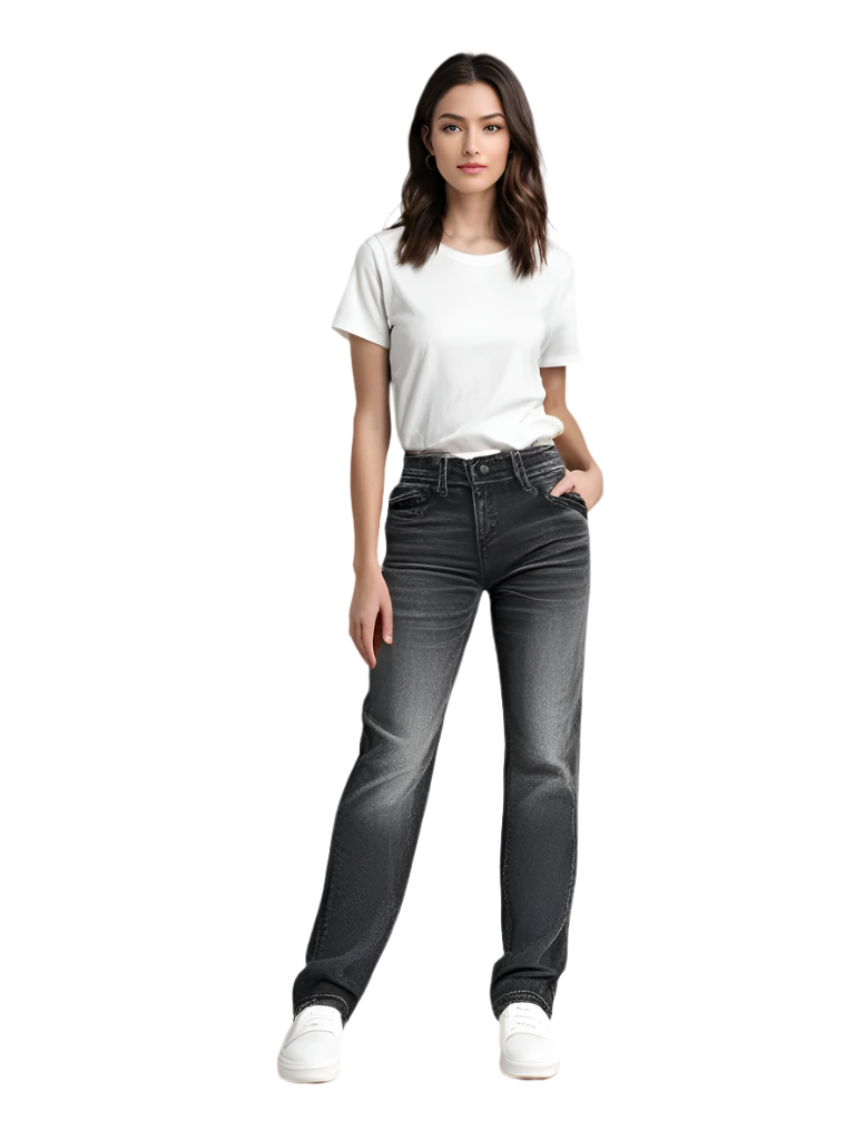 Sophia - Flared Jeans in Light Washed Denim