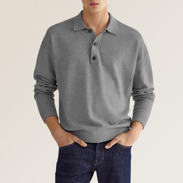 Roman - Stylish Casual Long Sleeve Polo