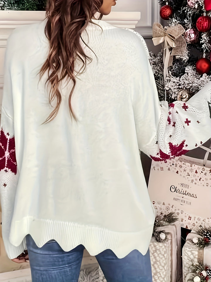 Audrey | Red Green Festive Sweater