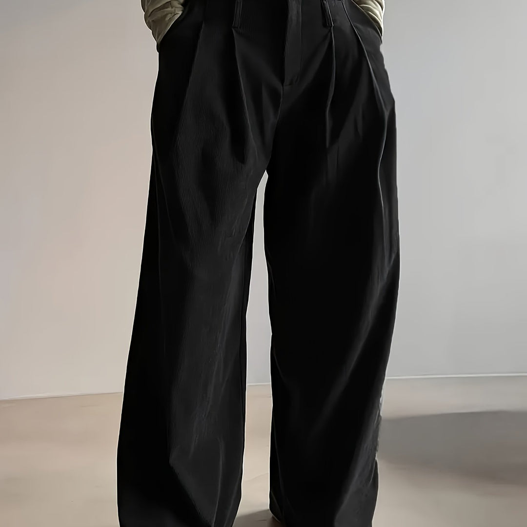 Sementha | Corduroy Pants with Button close