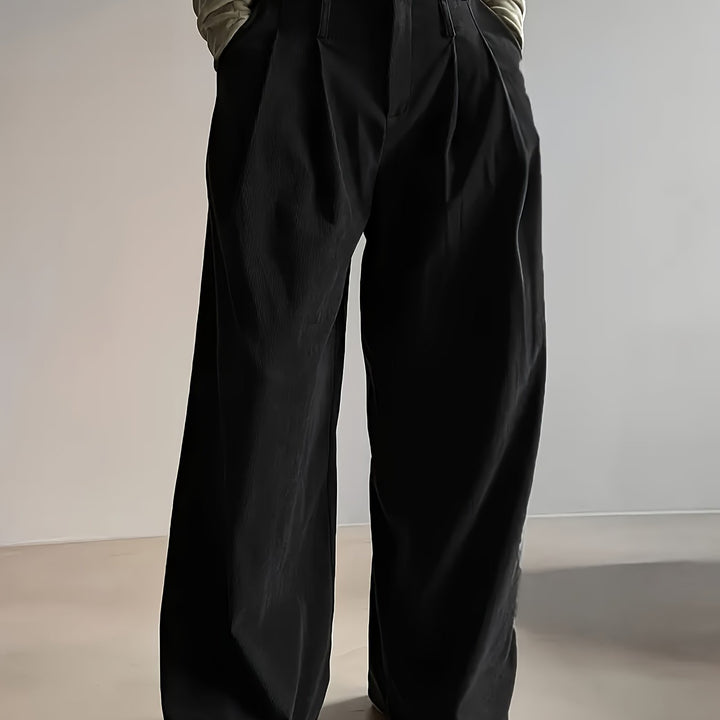 Sementha | Corduroy Pants with Button close