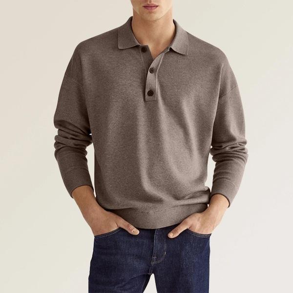 Roman - Stylish Casual Long Sleeve Polo