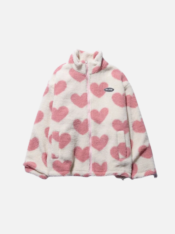 Elena - Reversible Heart Coat