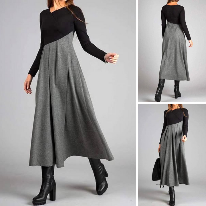 Desiree - Long-Sleeved Maxi Dress