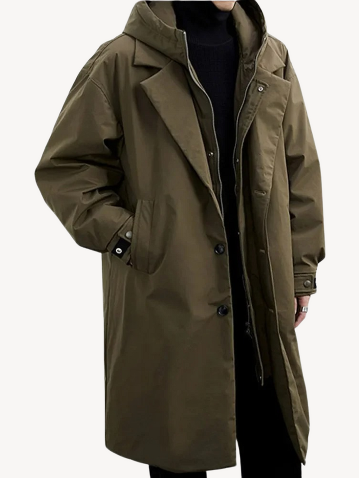 Marcus - Classic Hooded Trench Coat