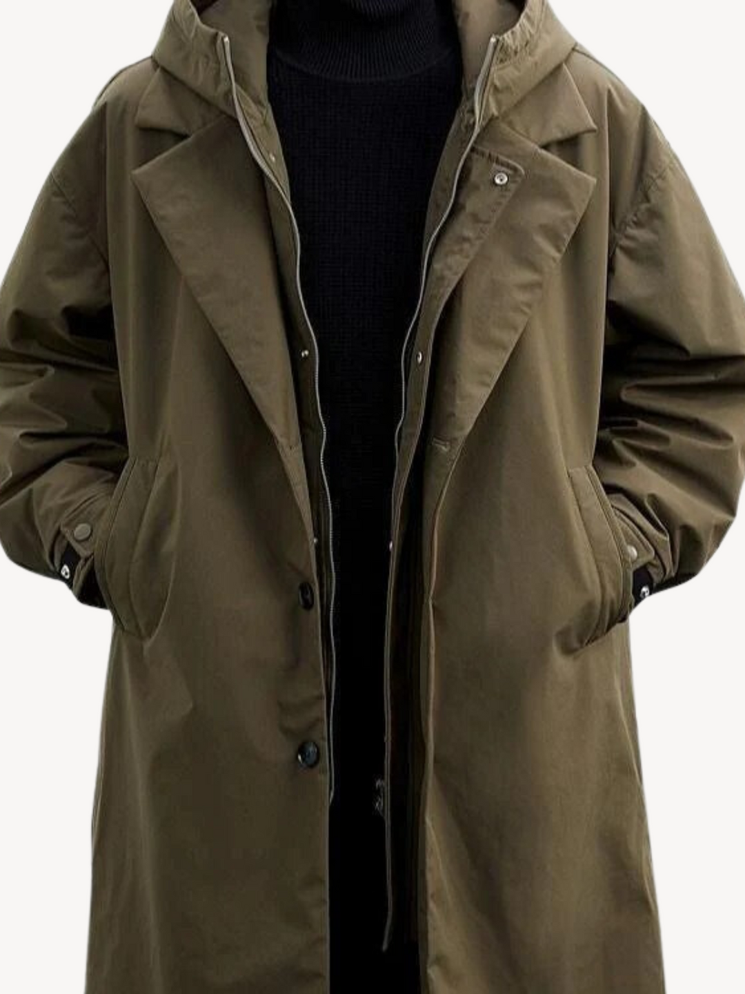 Marcus - Classic Hooded Trench Coat