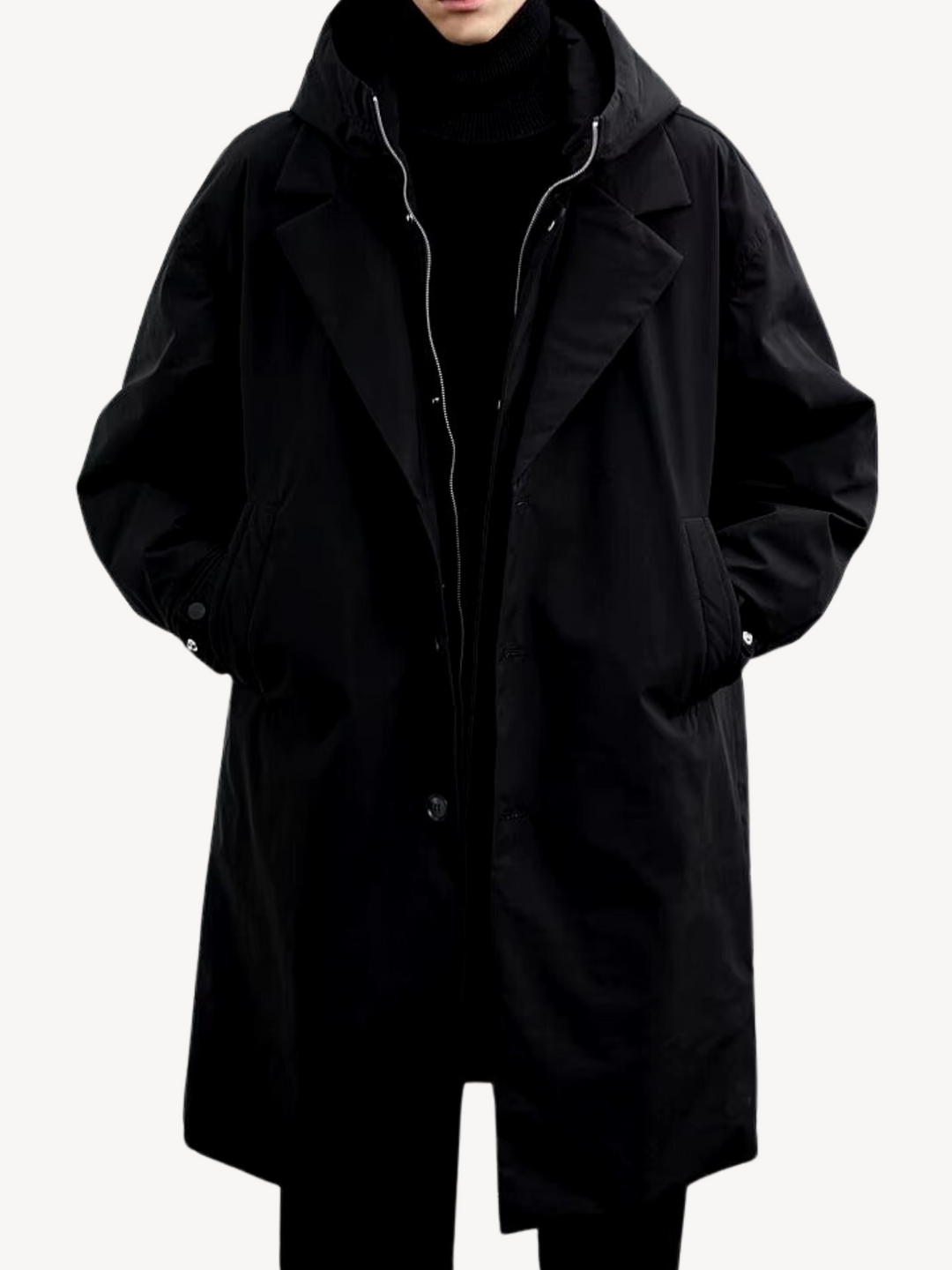 Marcus - Classic Hooded Trench Coat