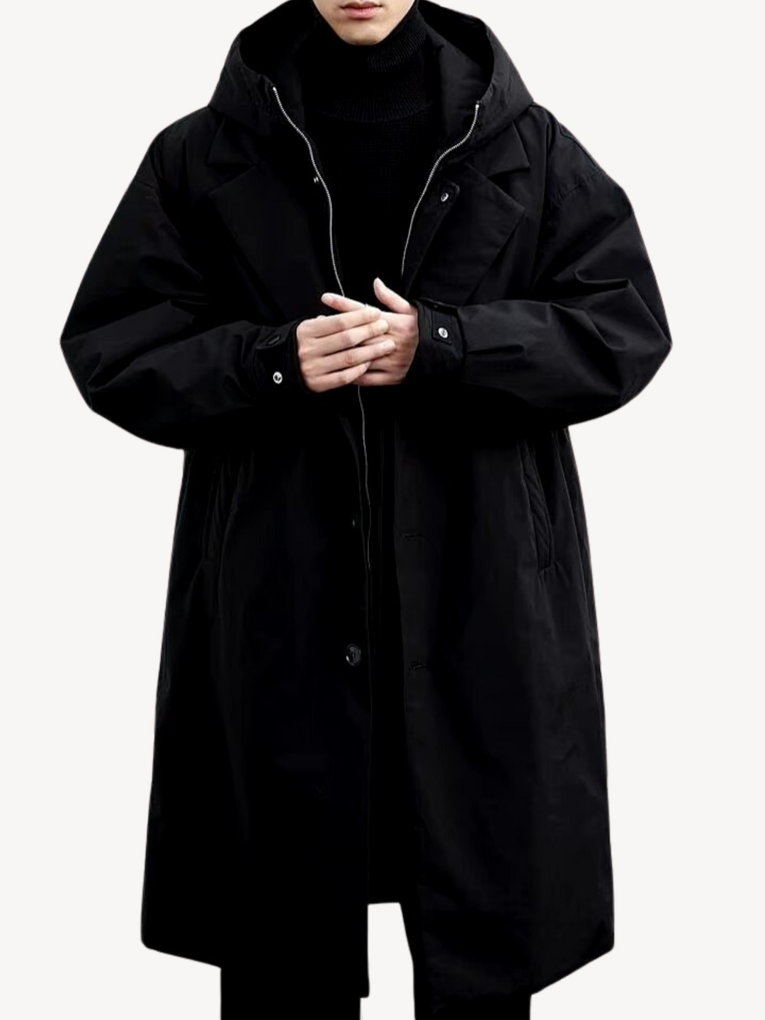 Marcus - Classic Hooded Trench Coat