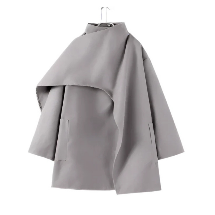 Fenna – Stylish Winter Coat with Shawl Collar and Belt