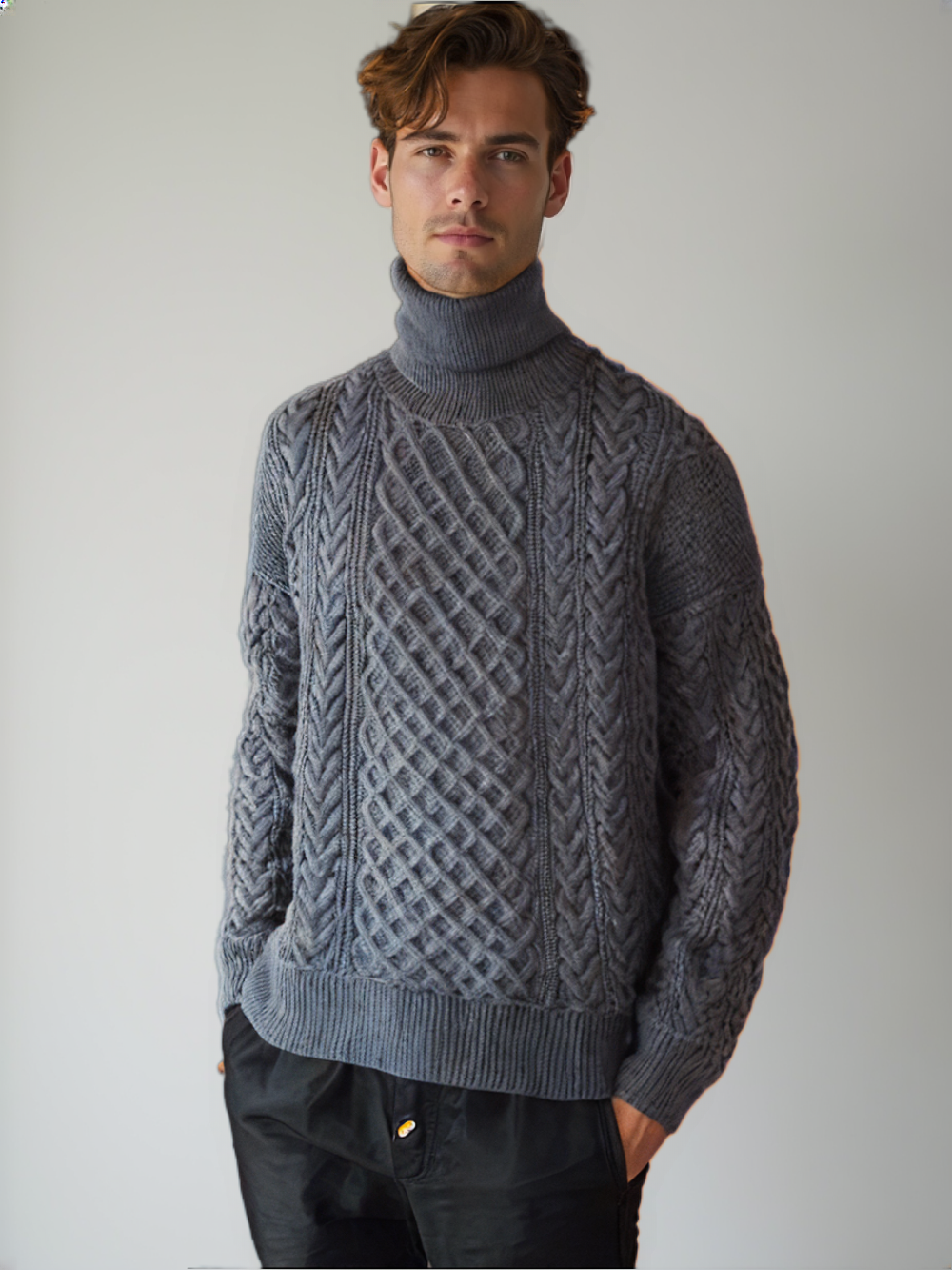 Ludwig - Vintage Twisted Turtleneck Sweater