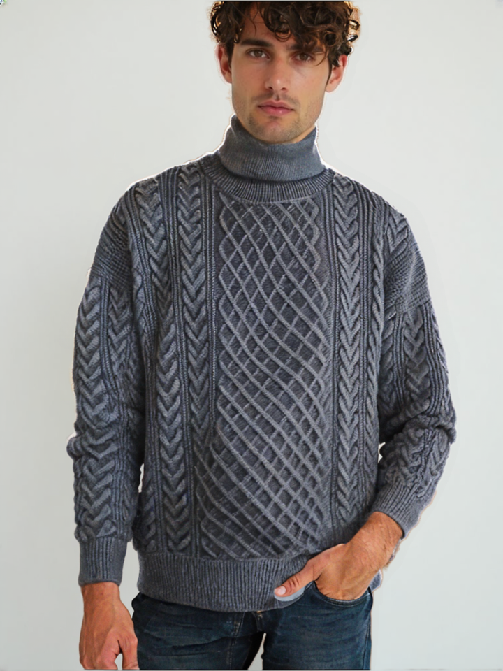 Ludwig - Vintage Twisted Turtleneck Sweater