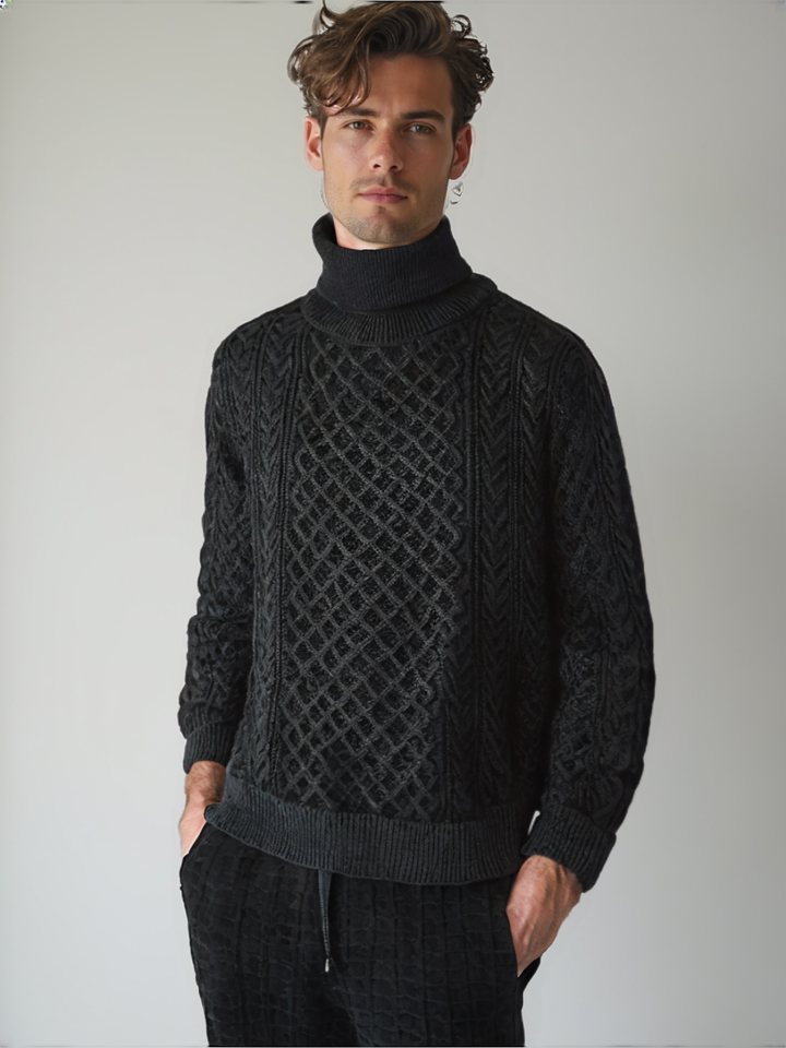 Ludwig - Vintage Twisted Turtleneck Sweater