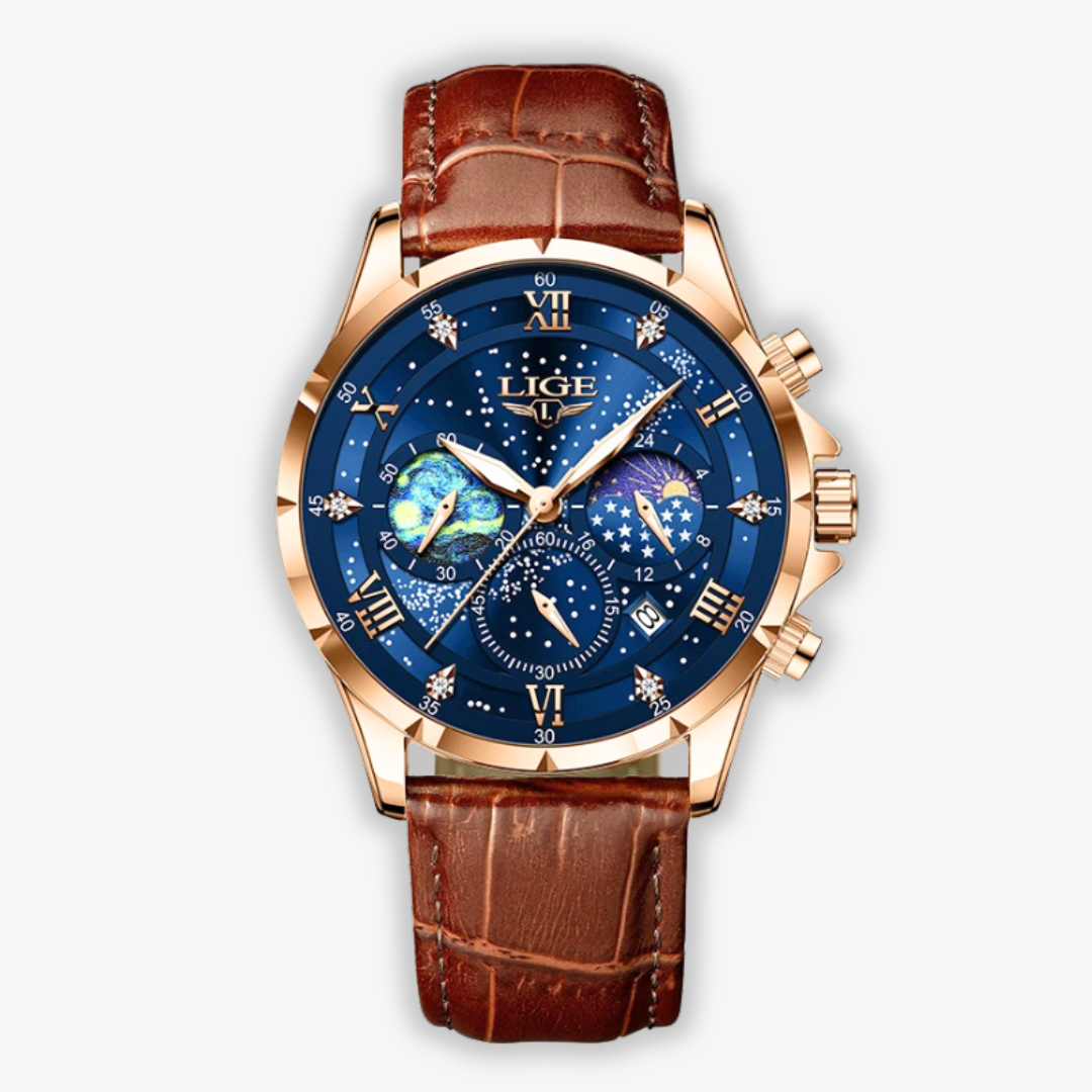 Elegant Moon Phase Watch