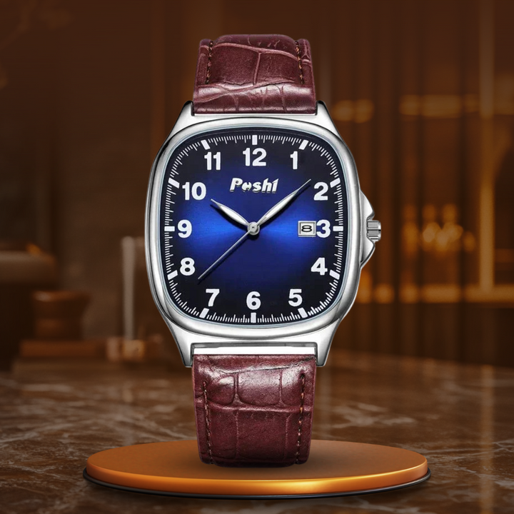 Fashion Leather Strap Quartz Watch