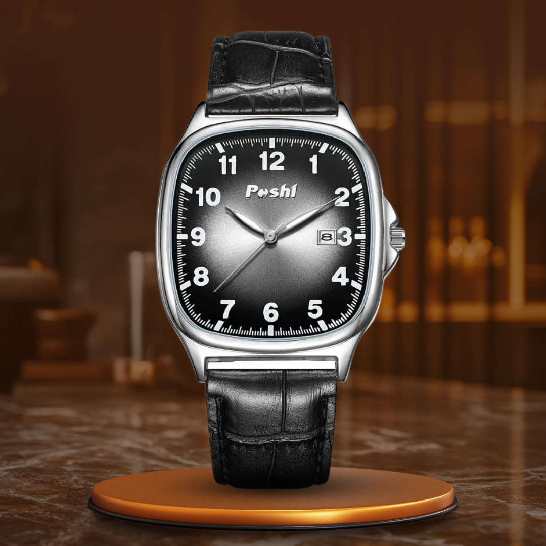 Fashion Leather Strap Quartz Watch