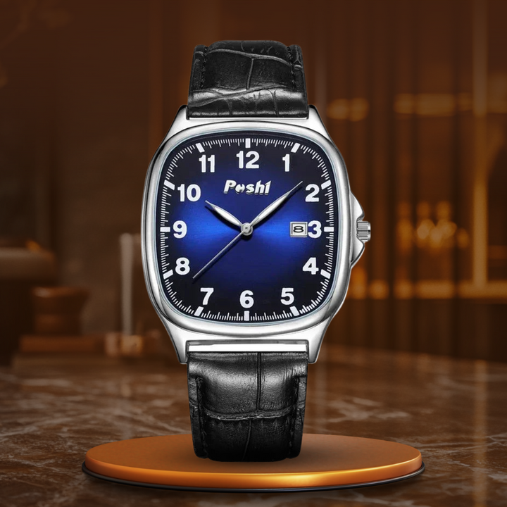 Fashion Leather Strap Quartz Watch