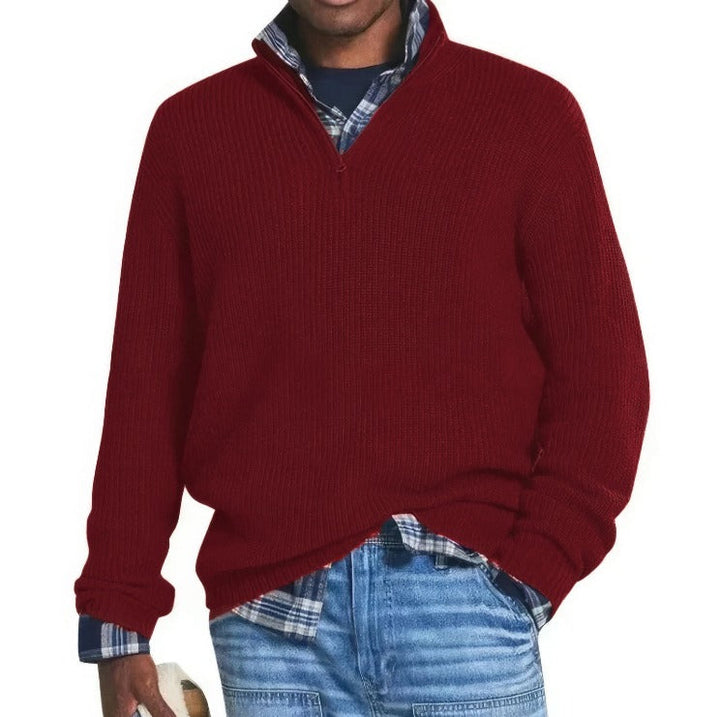 Cooper - Knitted Zip Sweater