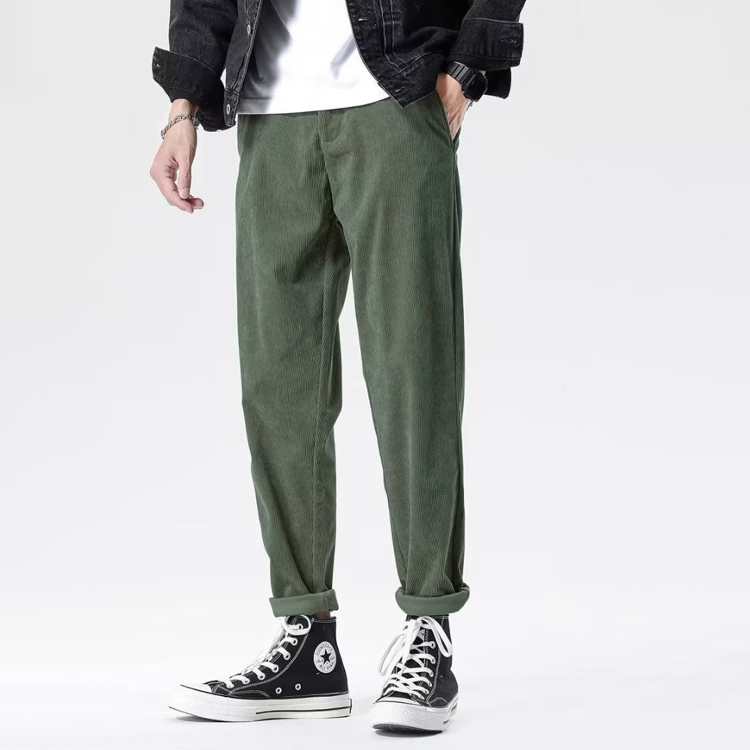 Satoko | Comfortable Cord Pants