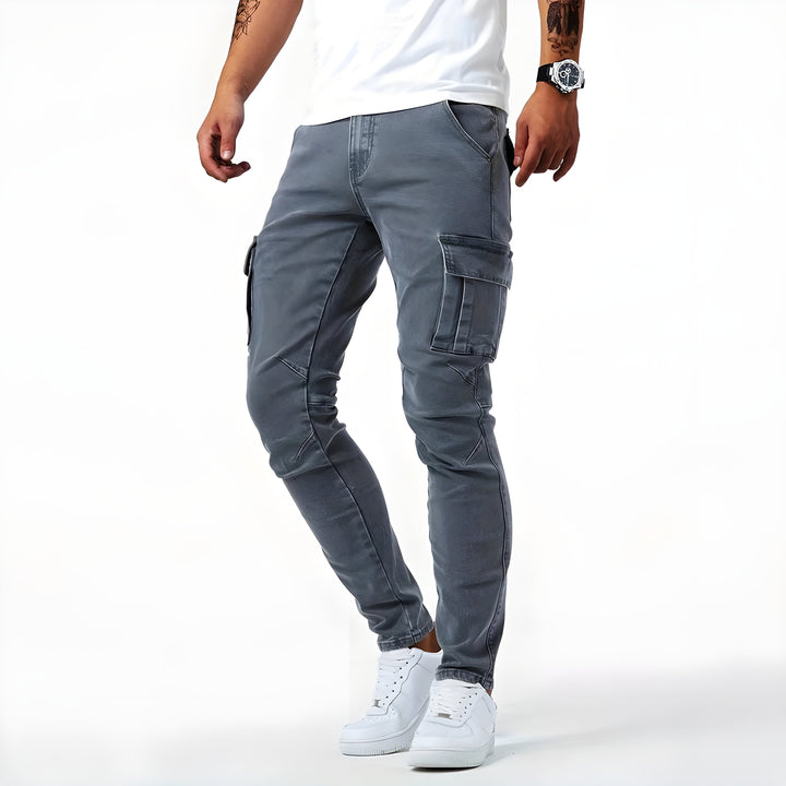 Sam - Cargo Pants with Stretch Denim