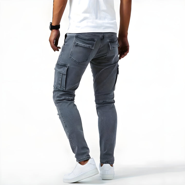 Sam - Cargo Pants with Stretch Denim