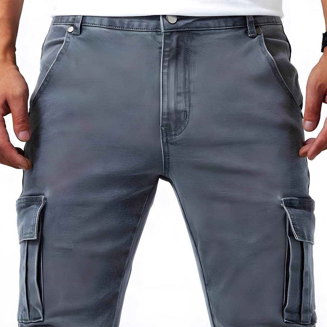 Sam - Cargo Pants with Stretch Denim