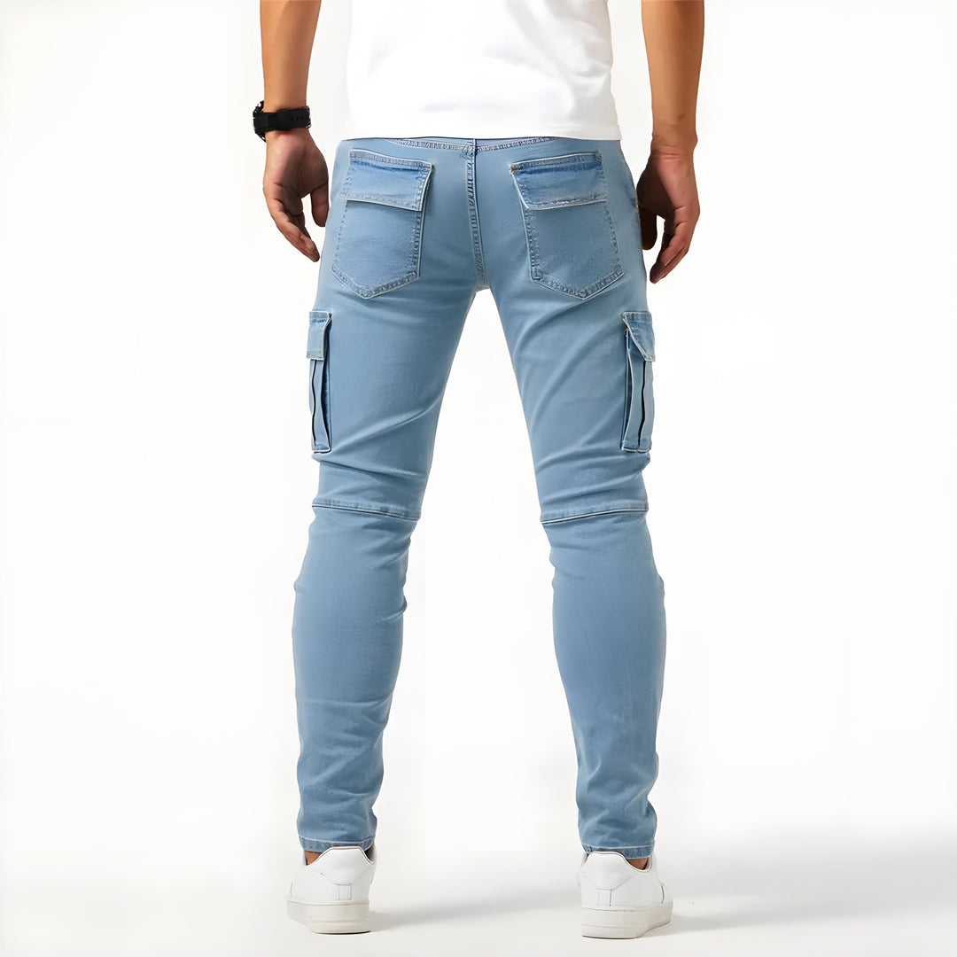 Sam - Cargo Pants with Stretch Denim