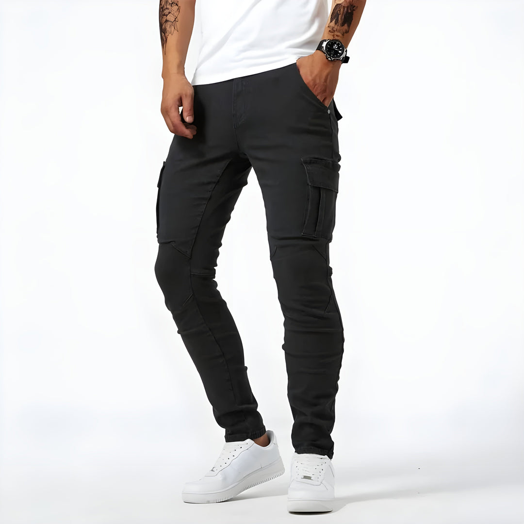 Sam - Cargo Pants with Stretch Denim