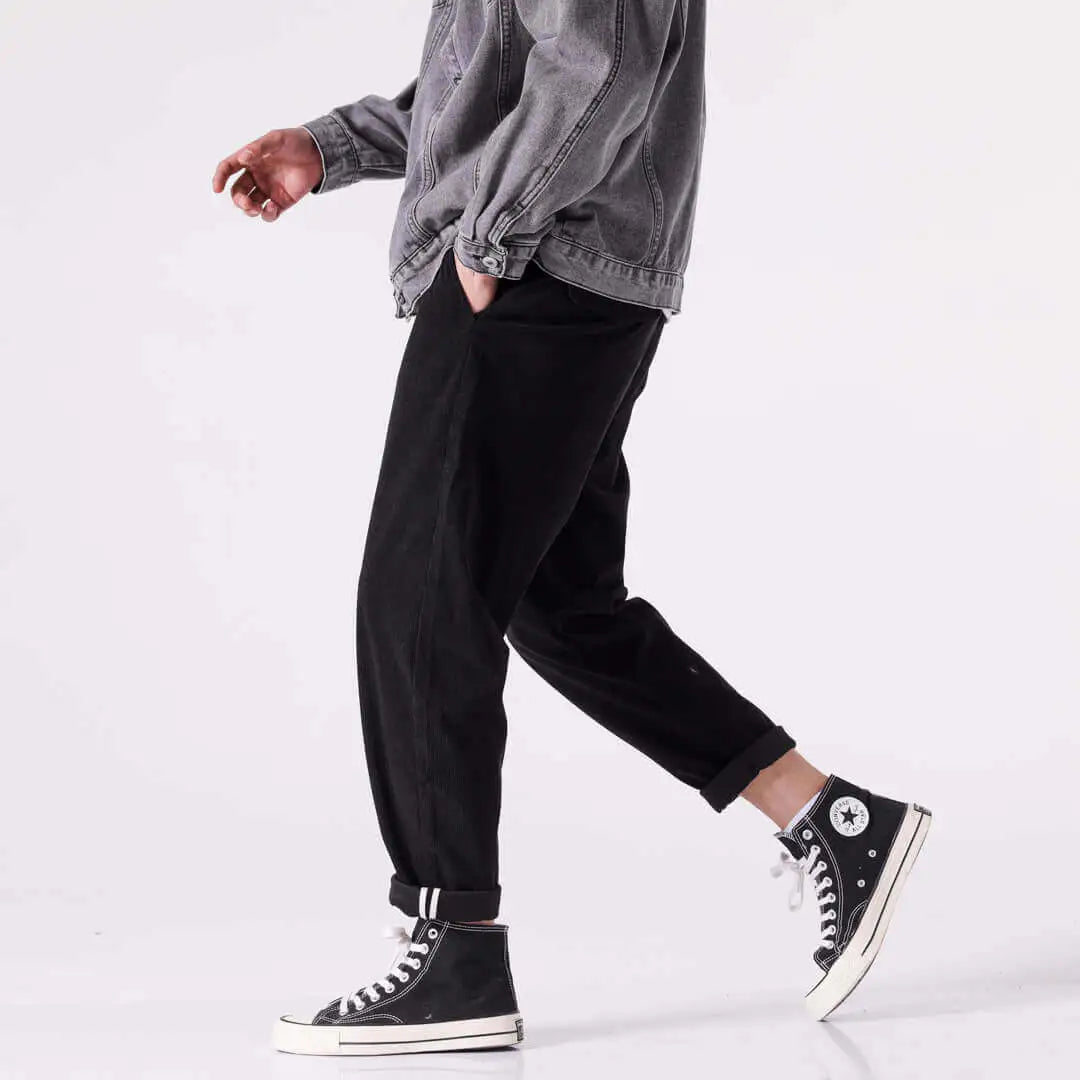 Satoko | Comfortable Cord Pants