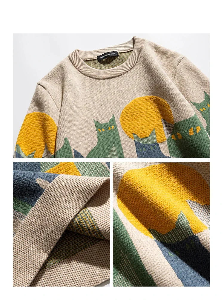 Bella Kat - Moonlit Cat Sweater