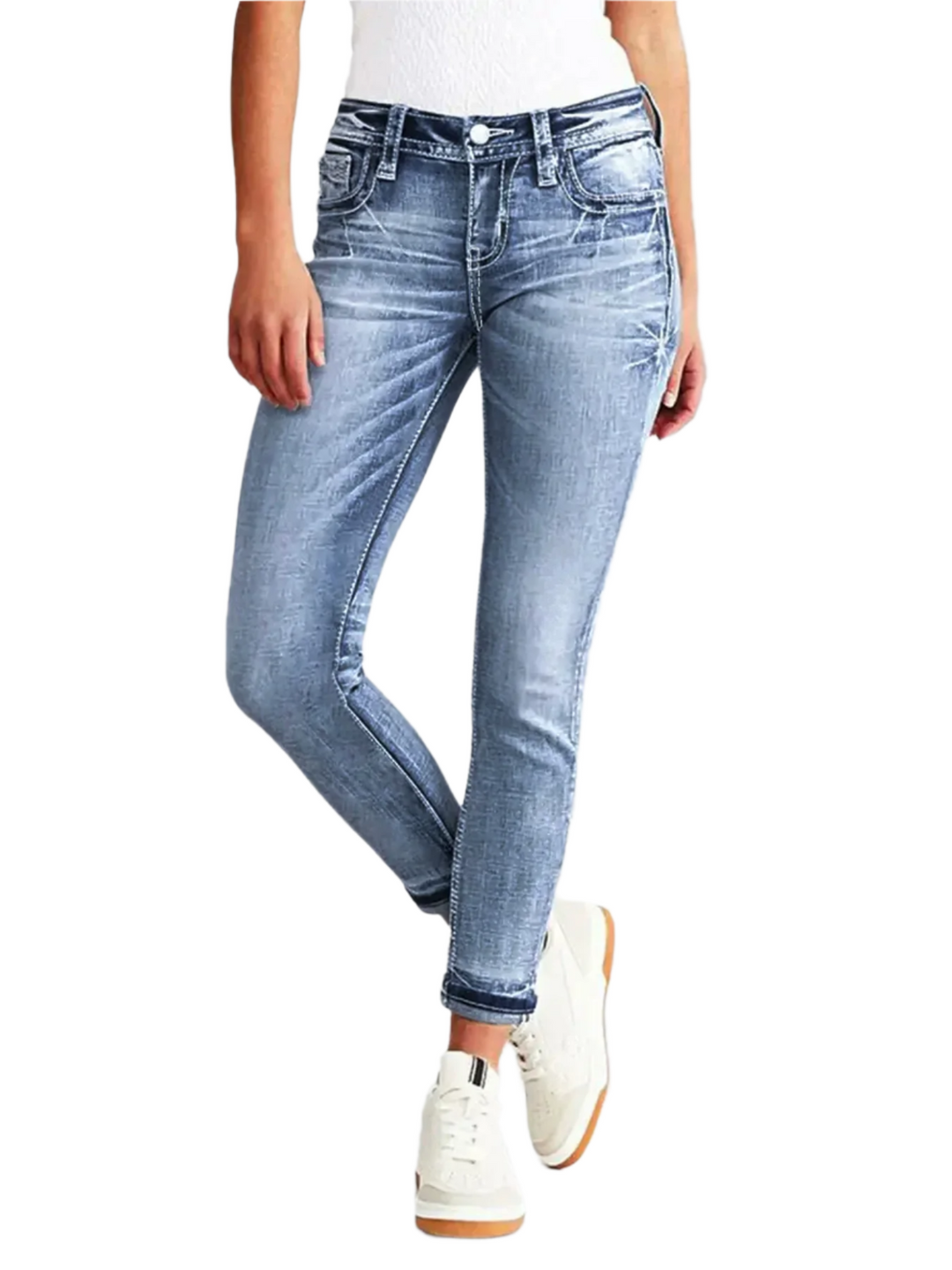 Nina - Figure-Hugging Denim Jeans