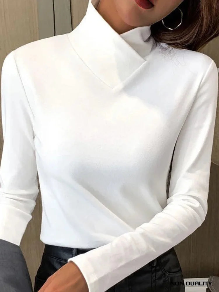 Georgia - Elegant Turtleneck Top