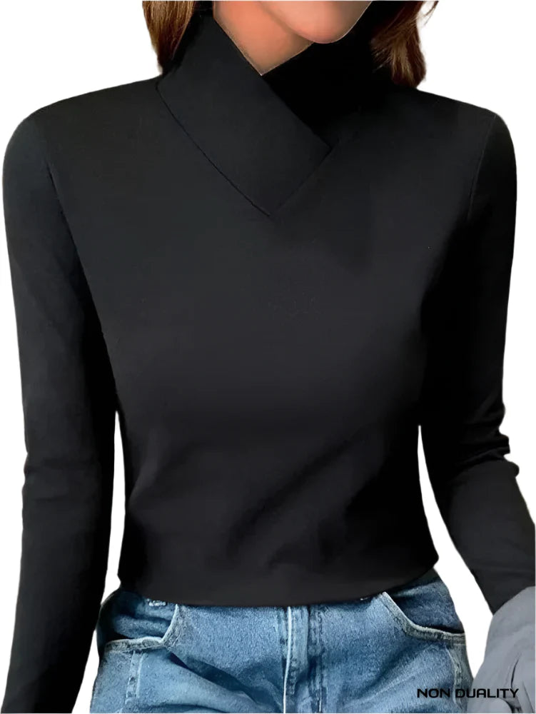 Georgia - Elegant Turtleneck Top