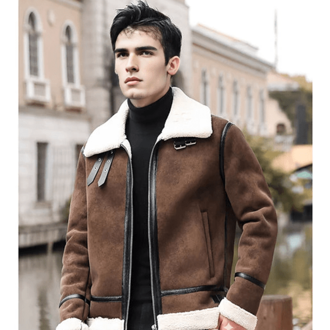 Eckhard - Winter Sheepskin Leather Jacket