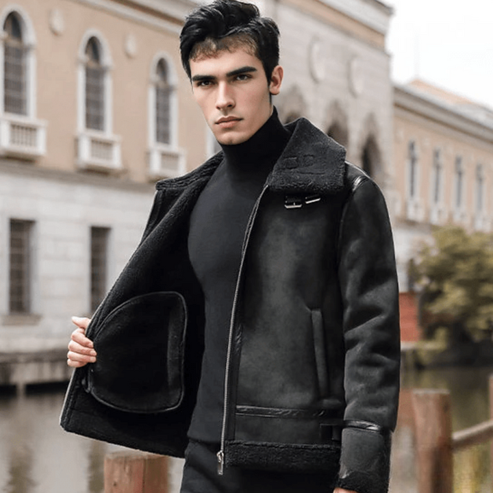 Eckhard - Winter Sheepskin Leather Jacket