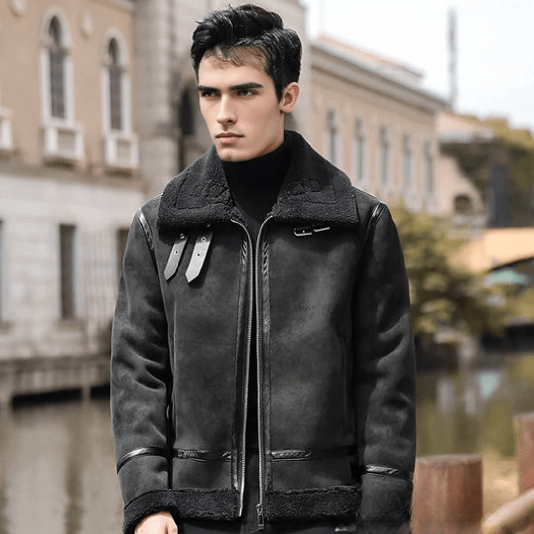 Eckhard - Winter Sheepskin Leather Jacket