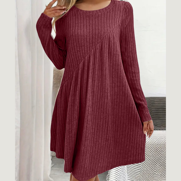 Beth - Flattering Dress Made from Soft Knit Fabric