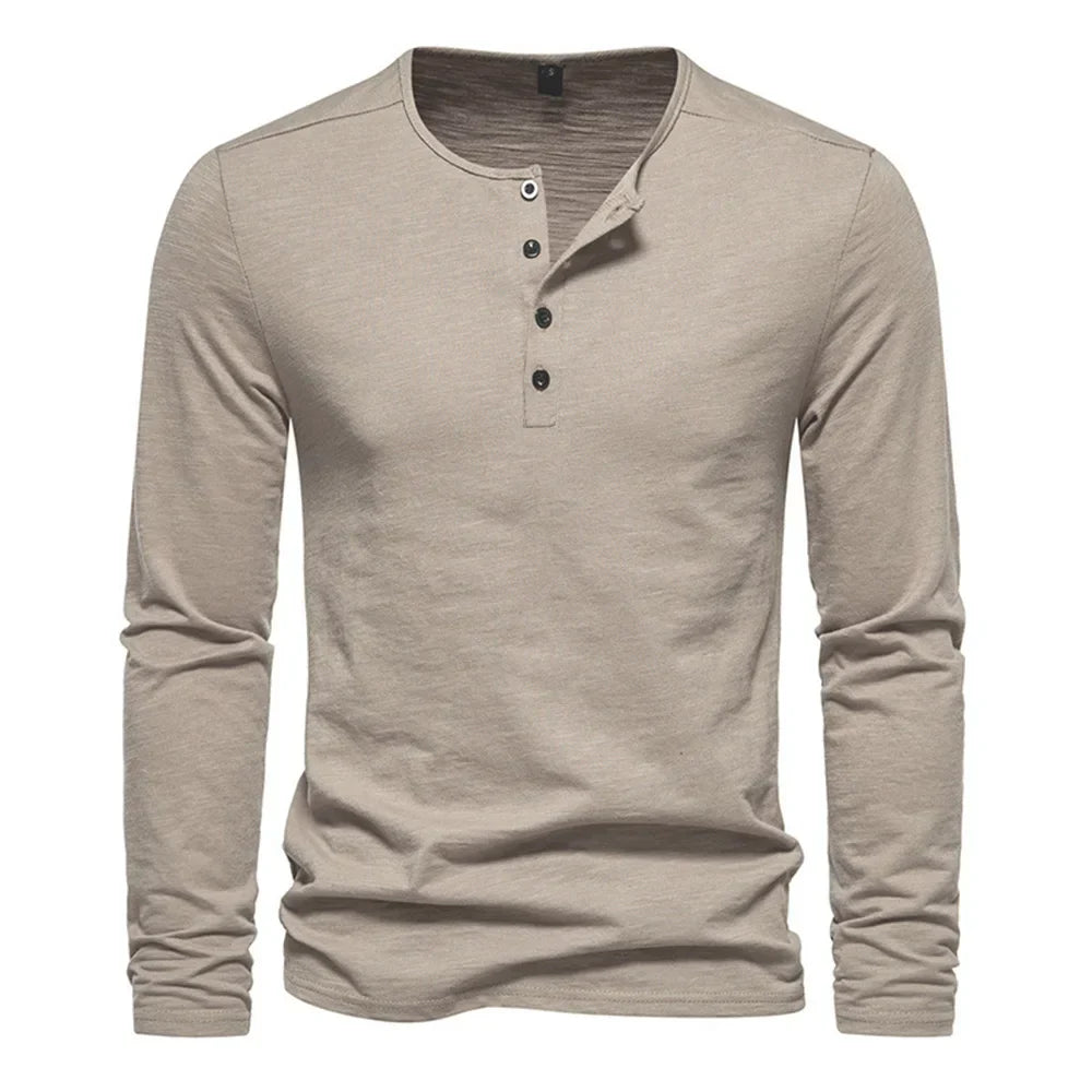 4-Pack Luxe Long Sleeve T-Shirts for Men