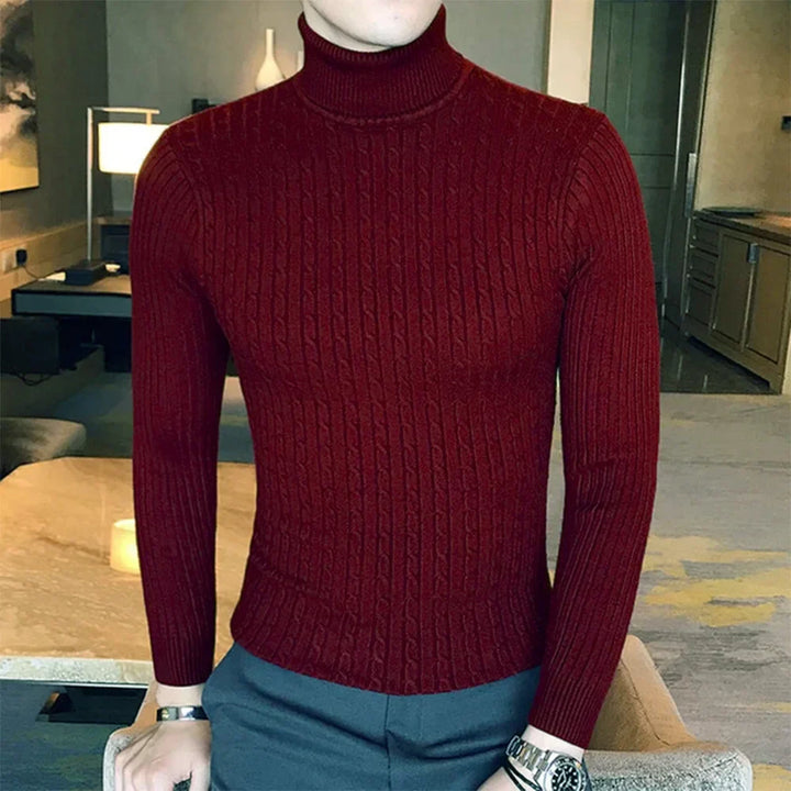 David | Slim Fit Turtleneck Sweater