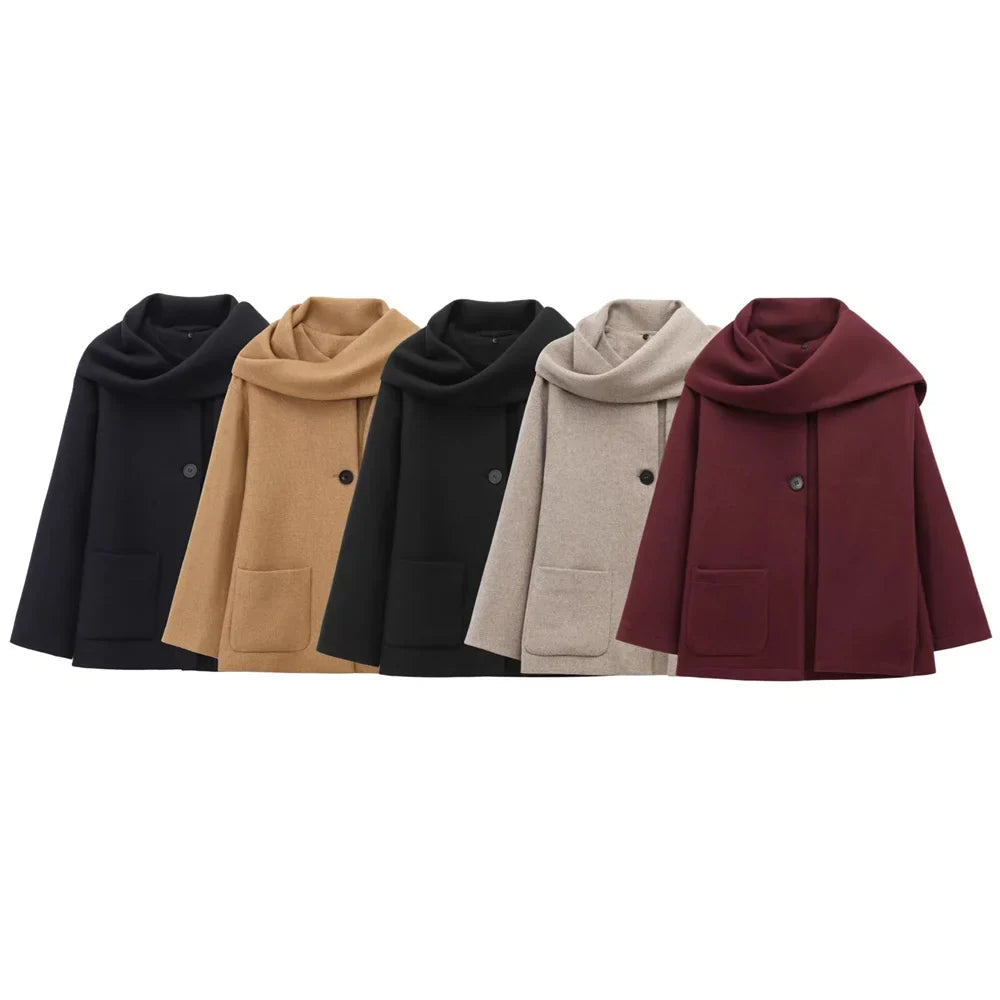 Odia - Casual Scarf Coat