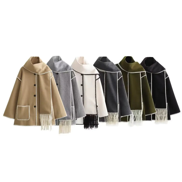 Maya - Scarf Padded Coat